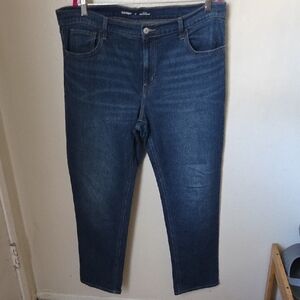 Old Navy Women's Dark Blue Boyfriend Jeans